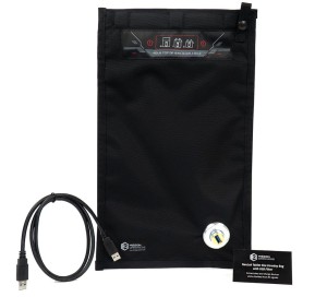 Torba Mission Darkness ™ NeoLok ™ na tablety z gniazdem USB