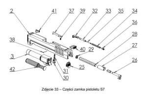 Część nr 37 - Wskaźnik naboju XDS/S7 / Loaded chamber indicator XDS/S7