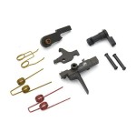 JP Regulowany spust + sprężyny AR15/AR10 Płaski/Czarny