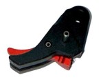 Hellcat Hybrid Trigger Shoe; Red; Powder River Precision
