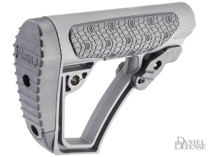 Stopka kolby - półokrągła - czarna; Daniel Defense