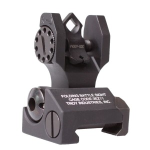 Regulowana i składana szczerbinka przeziernikowa – Di-Optic Aperture (DOA) / Rear Folding BattleSight – Di-Optic Aperture (DOA); BLK; TROY Industries