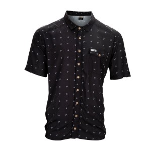 DNO PPVAC BUTTN DWN BLK GUN LOGO M; Springfield Armory